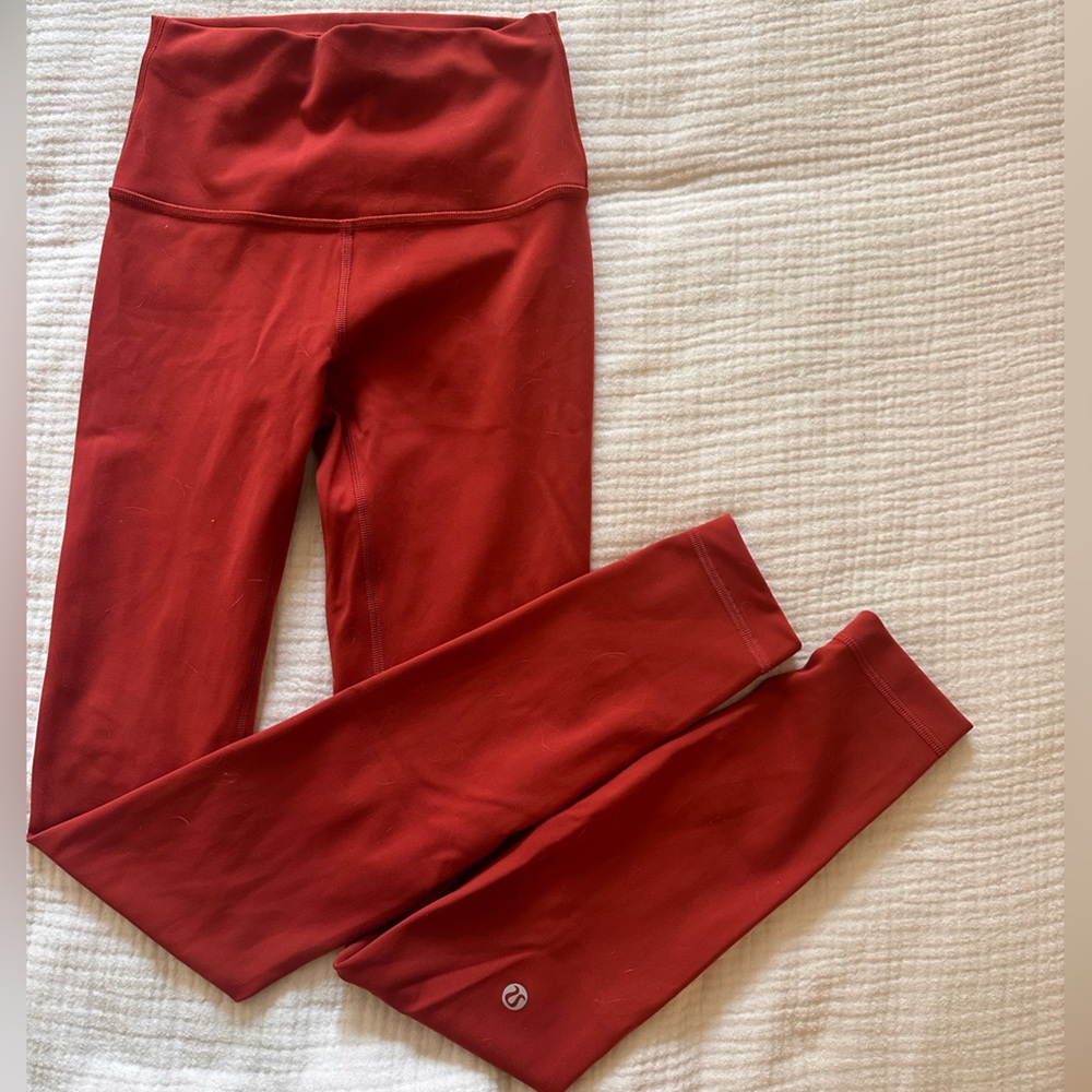 lululemon athletica Red Leggings